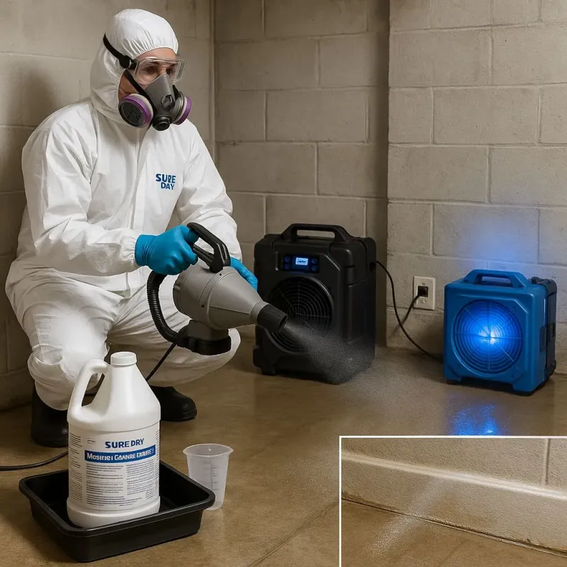 Sanitization and Odor Removal process in California, MD